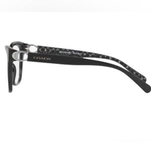 Coach black Gray Logo C Reading Glasses Eyewear +140 magnification readers